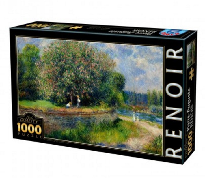 DToys Auguste Renoir - Chestnut Tree in Bloom 1000 Teile Puzzle DToys-74904 von DToys