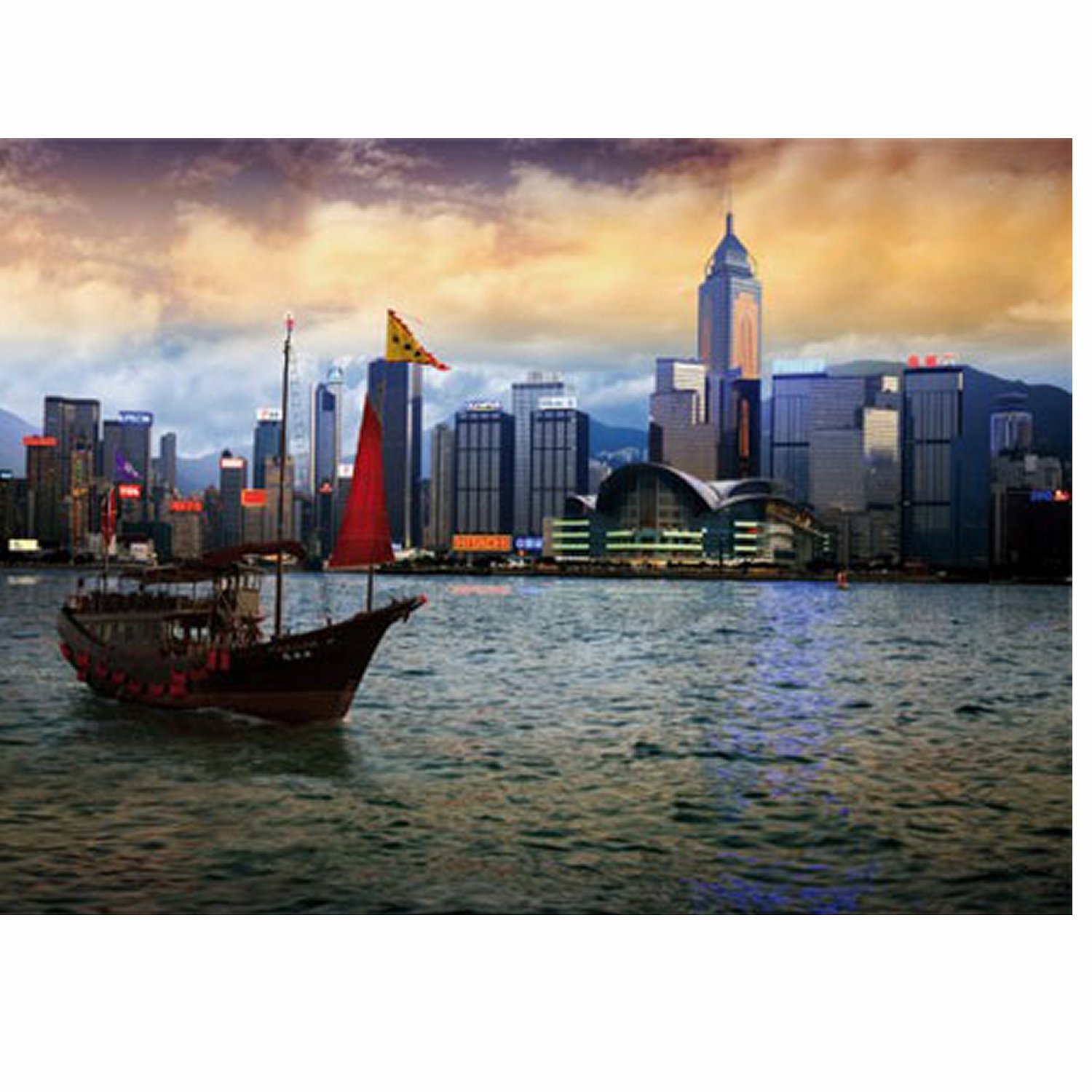 DToys Bei Nacht - Bucht von Hongkong 1000 Teile Puzzle DToys-70548 DToys Bei Nacht - Bucht von Hongkong 1000 Teile Puzzle DToys-70548 von DToys