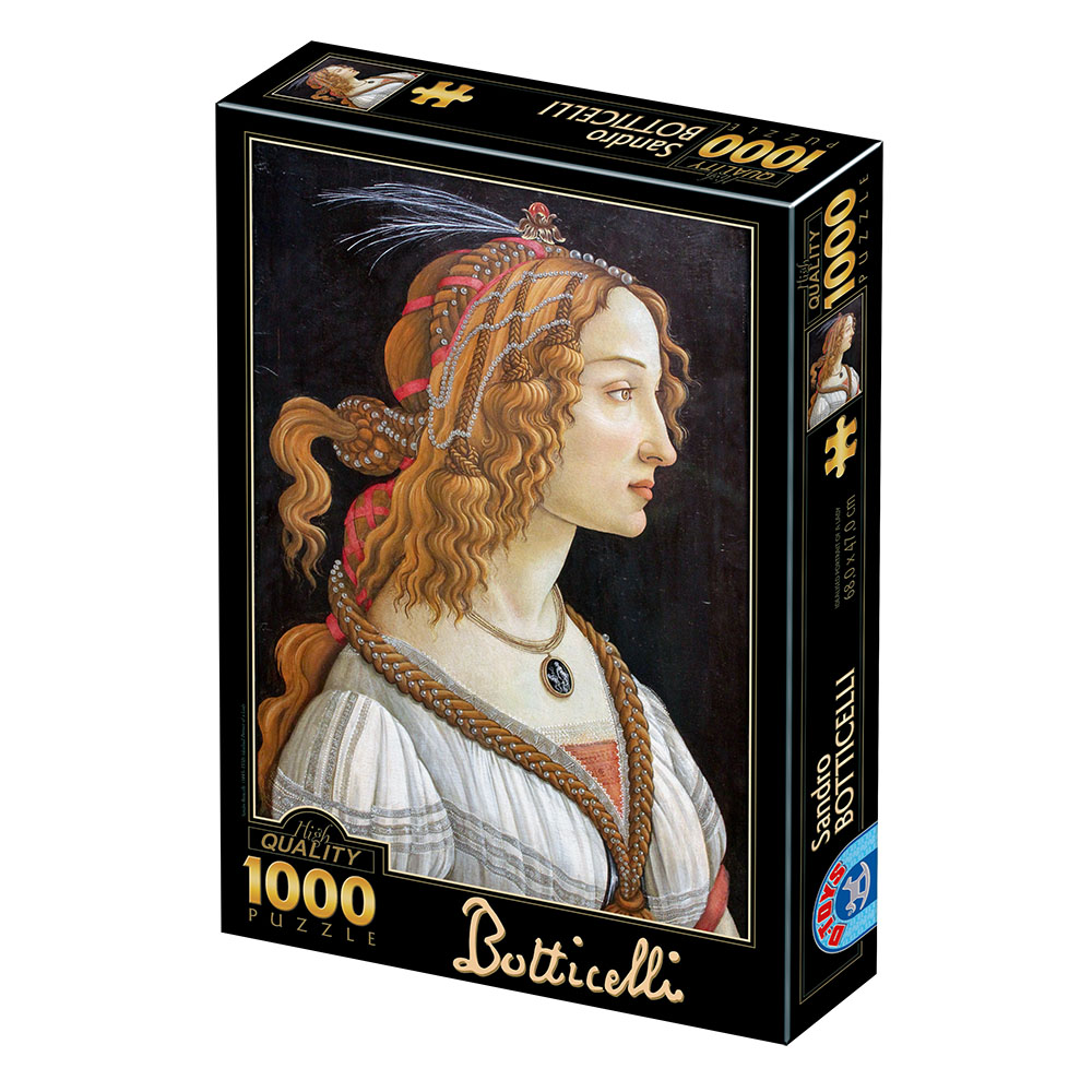 DToys Botticelli Sandro : Idealised Portrait of a Lady 1000 Teile Puzzle Dtoys-77615 DToys Botticelli Sandro : Idealised Portrait of a Lady 1000 Teile Puzzle Dtoys-77615 von DToys