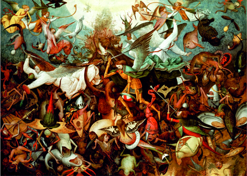 DToys Brueghel Pieter: Der Sturz der rebellierenden Engel, 1562 2000 Teile Puzzle Dtoys-72900 von DToys