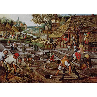 DToys Brueghel: Frühling 1000 Teile Puzzle Dtoys-66947 von DToys