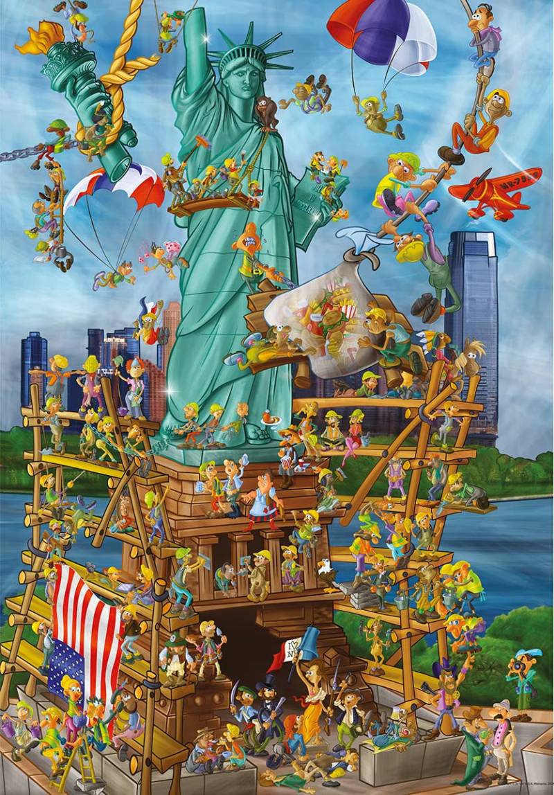 DToys Cartoon Collection - New York 1000 Teile Puzzle Dtoys-74706 DToys Cartoon Collection - New York 1000 Teile Puzzle Dtoys-74706 von DToys