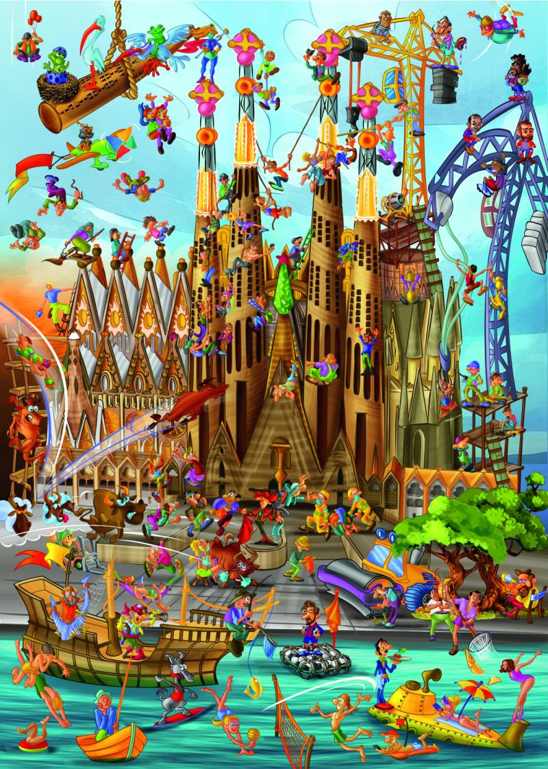 DToys Cartoon Collection - Sagrada Familia 1000 Teile Puzzle Dtoys-79183 DToys Cartoon Collection - Sagrada Familia 1000 Teile Puzzle Dtoys-79183 von DToys
