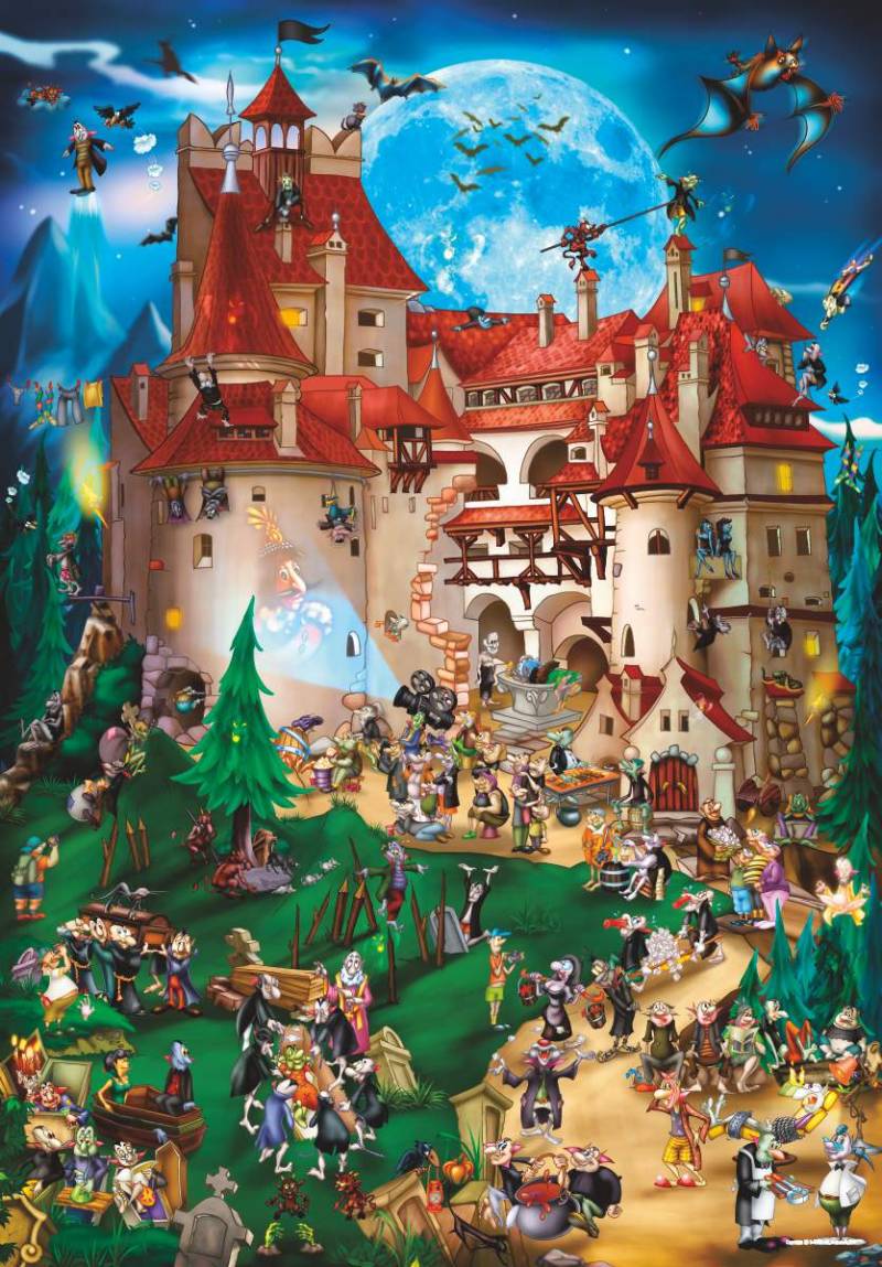 DToys Cartoon Collection: Vampir Party 1000 Teile Puzzle DToys-70852 DToys Cartoon Collection: Vampir Party 1000 Teile Puzzle DToys-70852 von DToys