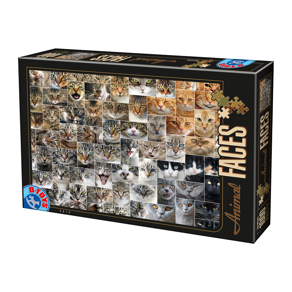 DToys Collage - Katzen 1000 Teile Puzzle Dtoys-75260 von DToys