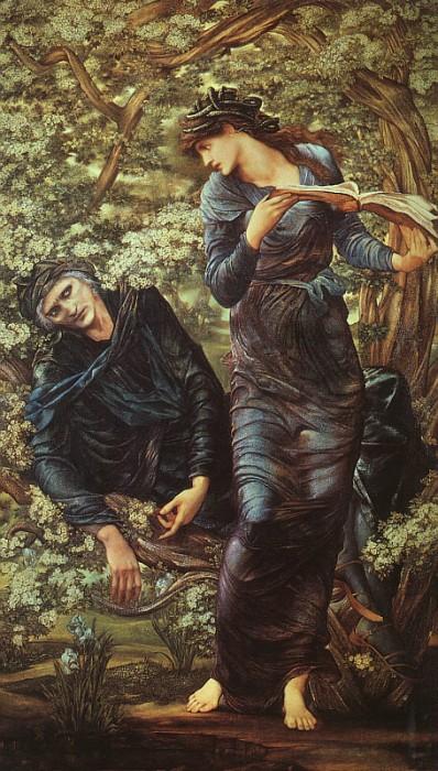 DToys Edward Burne-Jones: The Beguiling of Merlin, 1872-1877 1000 Teile Puzzle Dtoys-75024 von DToys
