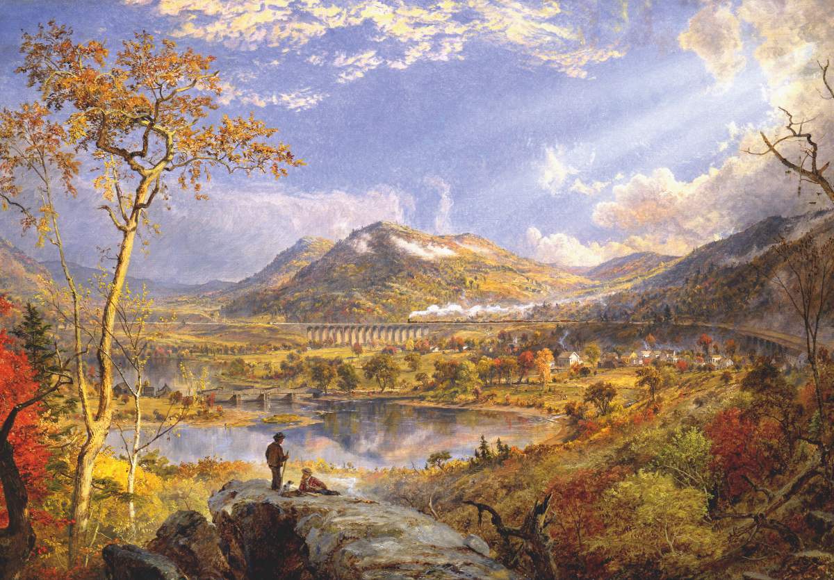 DToys Francis Cropsey - Starrucca Viaduct Pennsylvania 1000 Teile Puzzle Deico-Games-76694 DToys Francis Cropsey - Starrucca Viaduct Pennsylvania 1000 Teile Puzzle Deico-Games-76694 von DToys