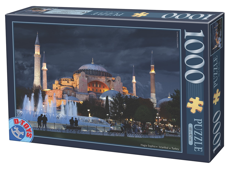DToys Hagia Sophia, Istanbul 1000 Teile Puzzle Roovi-74829 von DToys