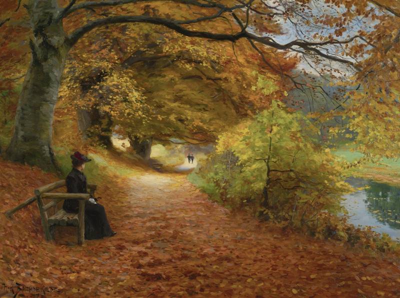 DToys Hans Andersen Brendekilde: A Wooded Path in Autumn 1000 Teile Puzzle Dtoys-75093 DToys Hans Andersen Brendekilde: A Wooded Path in Autumn 1000 Teile Puzzle Dtoys-75093 von DToys