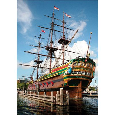 DToys Niederlande - Amsterdamer Hafen 1000 Teile Puzzle DToys-70630 von DToys