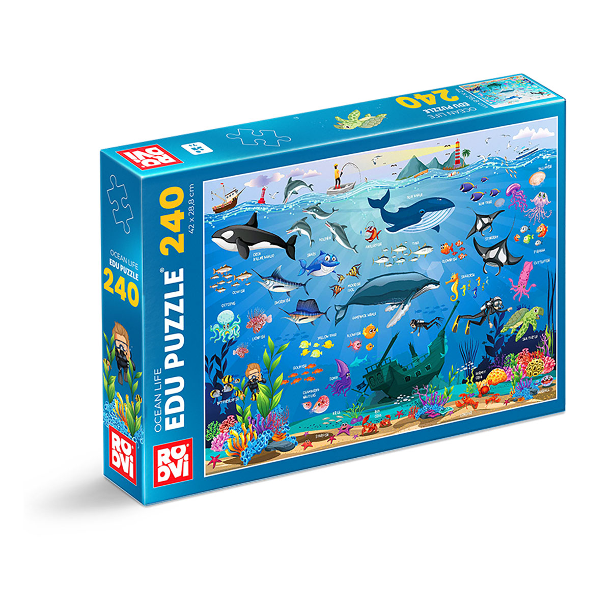 DToys Ocean Animals 240 Teile Puzzle Dtoys-79244 DToys Ocean Animals 240 Teile Puzzle Dtoys-79244 von DToys