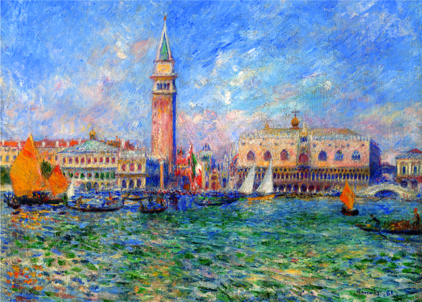 DToys Pierre-Auguste Renoir: The Doge's Palace, Venice 1000 Teile Puzzle Dtoys-74911 DToys Pierre-Auguste Renoir: The Doge's Palace, Venice 1000 Teile Puzzle Dtoys-74911 von DToys