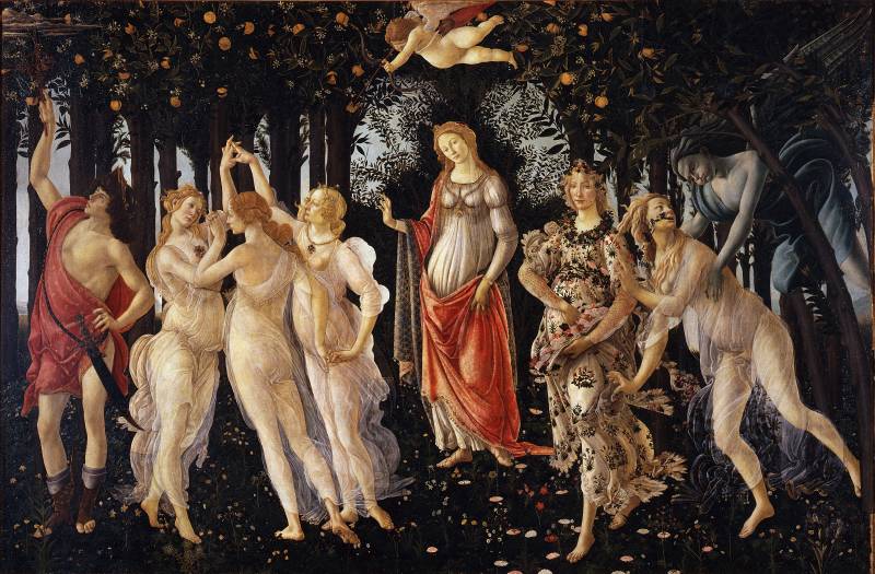 DToys Sandro Botticelli: La Primavera 1000 Teile Puzzle Dtoys-69955 von DToys