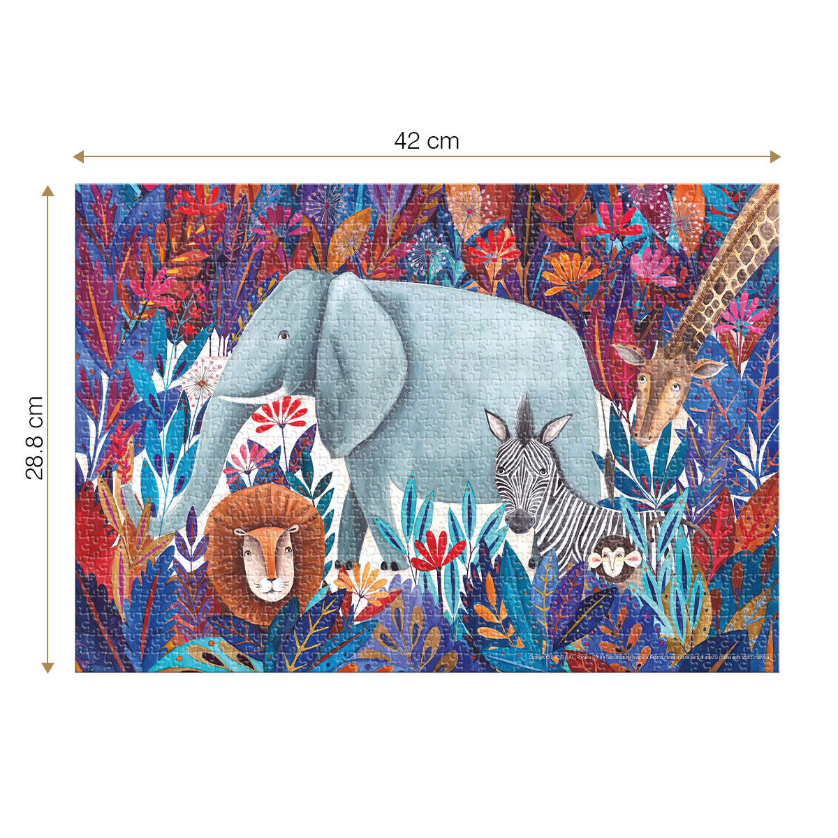 DToys Tropical - Wild Animals 240 Teile Puzzle Dtoys-74430 DToys Tropical - Wild Animals 240 Teile Puzzle Dtoys-74430 von DToys