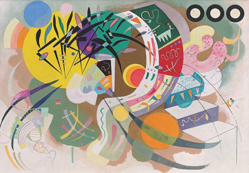 DToys Vassily Kandinsky - Dominant Curve 1000 Teile Puzzle Dtoys-75925 von DToys