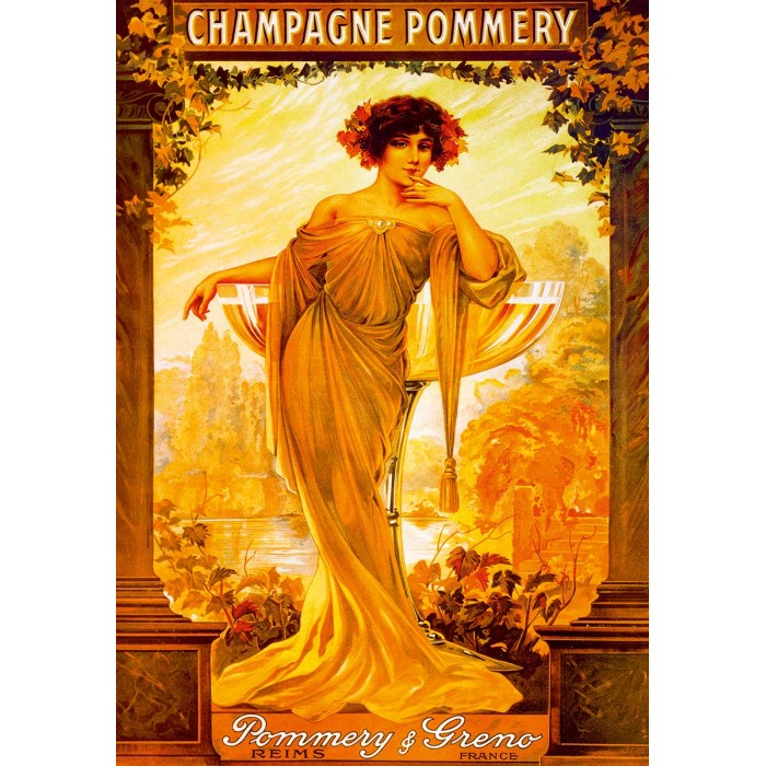 DToys Vintage Posters: Champagne Pommery von DToys