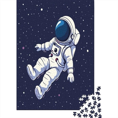 Cartoon Astronaut Puzzles1000 Teile, Puzzle Für Erwachsene, Geschicklichkeitsspiel Für Die Ganze Familie, Klassische Puzzle,Geburtstagsgeschenk Erwachsenen Puzzlespiel Puzzel 1000pcs (75x50cm) von DUABELPHF
