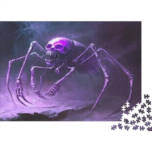 Kühl Spinne Spider Puzzle HolzKunst Premium Kreativ Lustiges Puzzles Plakat Für Erwachsene Kinder 1000pcs (75x50cm) von DUABELPHF