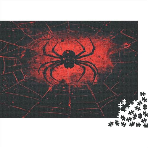 Kühl Spinne Spider Puzzle HolzKunst Premium Kreativ Lustiges Puzzles Plakat Für Erwachsene Kinder 1000pcs (75x50cm) von DUABELPHF