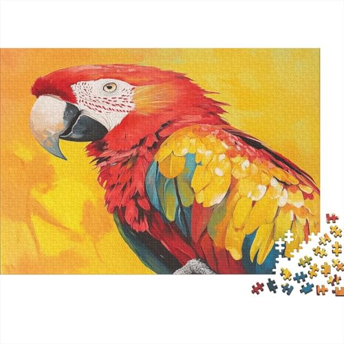 Papagei Parrot Puzzle HolzKunst Premium Polly Legespiel- Erwachsenenpuzzle Tier Plakat Papageien Puzzles Für Erwachsene Und Kinder Ab 13 Jahren 1000pcs (75x50cm) von DUABELPHF
