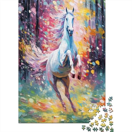 Pferd Puzzle 1000 Teile Für Erwachsene Und Kinder Ab 14 Jahrenfür Stressabbauer Puzzlespiel Erwachsenen Puzzlespiel Puzzel 1000pcs (75x50cm) von DUABELPHF
