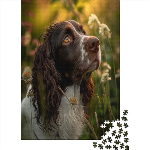 Springer Spaniel Puzzle 1000 Teile Für Erwachsene Und Kinder Ab 14 Jahrenfür Stressabbauer Puzzlespiel Erwachsenen Puzzlespiel Puzzel 1000pcs (75x50cm) von DUABELPHF