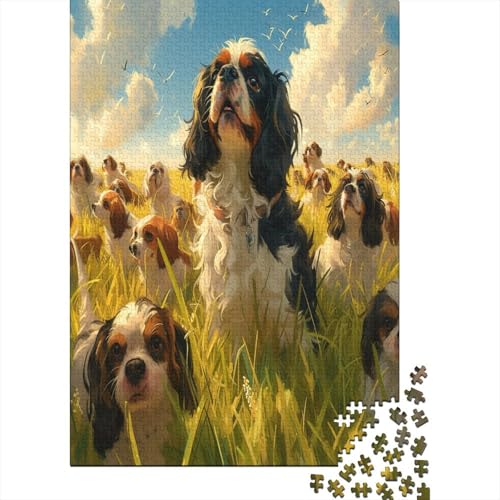 Springer Spaniel Puzzlespiel 1000 Teile Puzzle Für Erwachsene Und Kinder Ab 14 Jahren, Erwachsenen Puzzlespiel Puzzel 1000pcs (75x50cm) von DUABELPHF