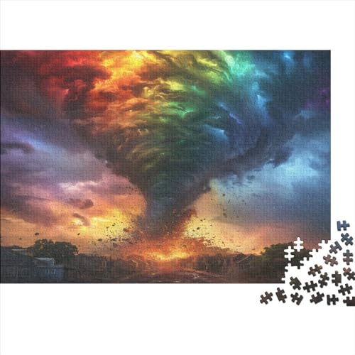 Tornado Puzzle 1000 Teile Für Erwachsene Und Kinder Ab 14 Jahren Für Stressabbauer Puzzel 1000pcs (75x50cm) von DUABELPHF