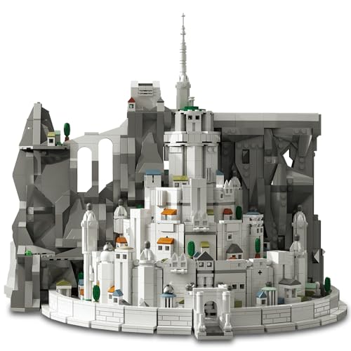 DUANT 7072 Weiße Stadt Baustein Set, 2318 Stück Film Haus Bausatz, Modulare Haus Baustein Spielzeug und Geschenke Geeignet für Teenager und Erwachsene von DUANT