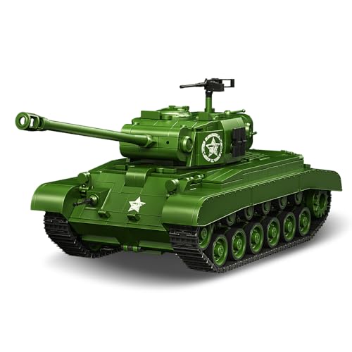 DUANT 97011 M26 Pershing Heavy Tank Baustein Set, Militär Panzer Modell Spielzeug Kit, 1703 Stück Erwachsene MOC Panzer Fahrzeug Modell Kit, Militär Enthusiast Baustein Spielzeug Geschenk DUANT 97011 M26 Pershing Heavy Tank Baustein Set, Militär Panzer Modell Spielzeug Kit, 1703 Stück Erwachsene MOC Panzer Fahrzeug Modell Kit, Militär Enthusiast Baustein Spielzeug Geschenk von DUANT
