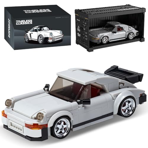 DUANT PB8816 1:32 Turbo Sportwagen Bausteine Set, 343 Stück Klemmbausteine MOC Super Rennwagen Modell mit Display Box, Klemmblöcke Auto Spielzeug Geschenk für Jungen Mädchen Teenager und Erwachsene von DUANT