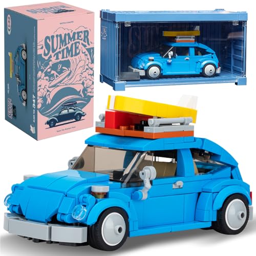 DUANT PB8805 Campingwagen Bausteinsatz, 357 Stück MOC Spielzeug Auto Modell Bausteinsatz, mit Display-Container, Geeignet als Geschenke und Sammlerstücke von DUANT