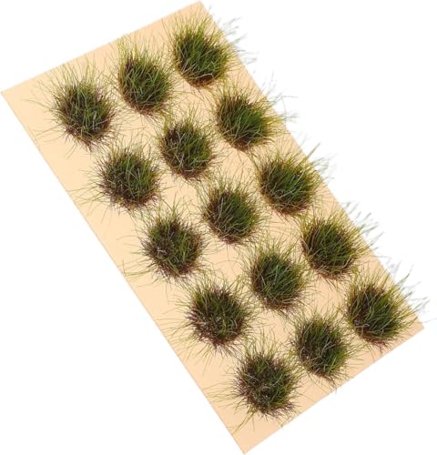 2 x Kunstrasenmatte, simulierter Grasmodus, Kunstrasensand, Tischdekoration, für Miniatur-Landschaftsdekoration (B) von DUANxiaoyanK