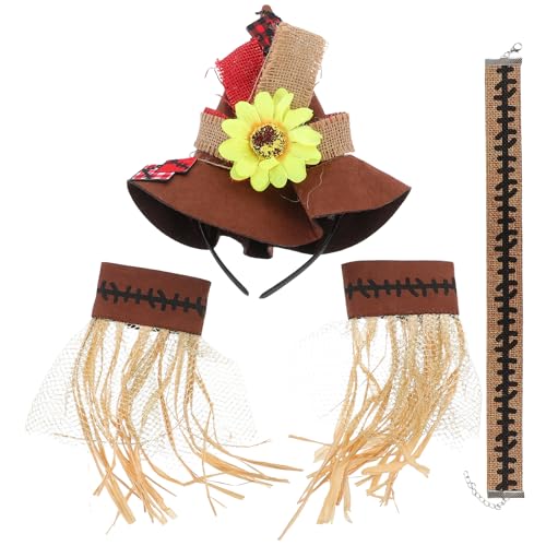 DUANxiaoyanK Halloween-Vogelscheuche-Kostüm-Set, Cosplay-Kostüm-Zubehör, für Halloween-Ernte-Party-Dekoration DUANxiaoyanK Halloween-Vogelscheuche-Kostüm-Set, Cosplay-Kostüm-Zubehör, für Halloween-Ernte-Party-Dekoration von DUANxiaoyanK