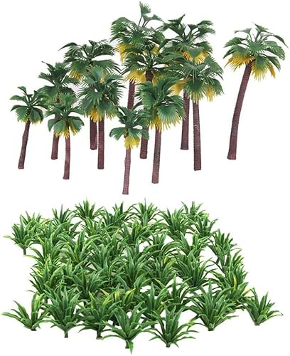 Gemischtes Modell-Baum-Set, Mini-Diorama-Bäume, Landschaftsmodell-Bäume, für DIY-Landschaftsbaumodell von DUANxiaoyanK