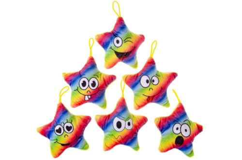DUCKIEZ Rainbow Star Plüschkissen Erhältlich in 6 verschiedenen Designs, Design zufällig ausgewählt oder Partytütenfüller! DUCKIEZ Rainbow Star Plüschkissen Erhältlich in 6 verschiedenen Designs, Design zufällig ausgewählt oder Partytütenfüller! von DUCKIEZ