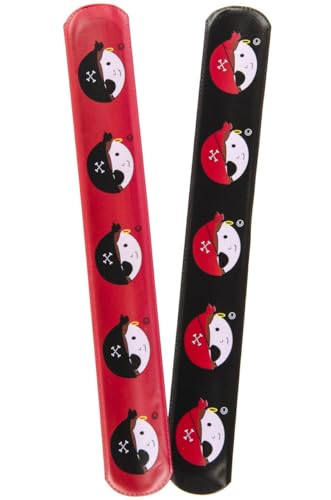 DUCKIEZ Schnapparmbänder für Kinder, Partytütenfüller, Schnapparmband, Schnappband, Jungen und Mädchen, Armbänder, Armbänder (Pirat, 36, Armbänder) von DUCKIEZ
