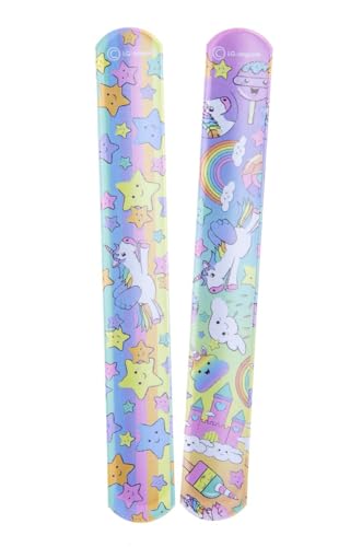 DUCKIEZ Schnapparmbänder für Kinder, Partytütenfüller, Schnapparmband, Schnappband, Jungen und Mädchen, Armbänder (Einhorn, 12, Armbänder) von DUCKIEZ