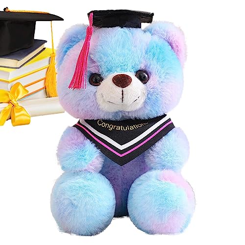 DUDOK Graduation Bears Klasse 2023 | Plüschbär zum Schulabschluss mit Abschlussmützen, Partyzubehör zum Schulabschluss, Geschenk aus Plüschbären, niedliches Spielzeug DUDOK Graduation Bears Klasse 2023 | Plüschbär zum Schulabschluss mit Abschlussmützen, Partyzubehör zum Schulabschluss, Geschenk aus Plüschbären, niedliches Spielzeug von DUDOK