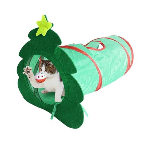 DUDOK Spieltunnel für Katzen - Solides Faltrohr mit 1 Spielball Kitty Toys | Erweiterbare Schläuche für Katzen mit Tunnel für Haustiere, Faltbare Falttasche für Katzen, Reise zu Hause DUDOK Spieltunnel für Katzen - Solides Faltrohr mit 1 Spielball Kitty Toys | Erweiterbare Schläuche für Katzen mit Tunnel für Haustiere, Faltbare Falttasche für Katzen, Reise zu Hause von DUDOK