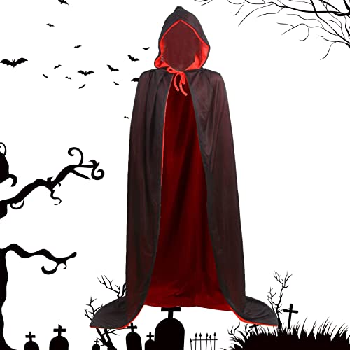 DUDOK Vampirumhang mit Kragen | Knight Gothic Fancy Dress Halloween Maskerade Cosplay | Halloween Umhang für Erwachsene DUDOK Vampirumhang mit Kragen | Knight Gothic Fancy Dress Halloween Maskerade Cosplay | Halloween Umhang für Erwachsene von DUDOK