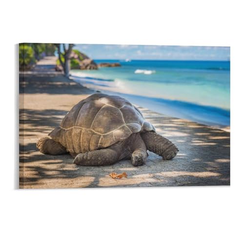 Seychellen-Riesenschildkröte Meeresschildkröten，Puzzle 1000 Teile für Erwachsene, Klassische Puzzle Puzzle Schwierig für Kid Surprise Birthday für Family Home Decor Art Puzzle（50x70cm）-170 von DUDOK