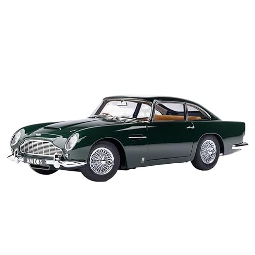 1/18 Für Aston Martin DB5 „Goldfinger“ Sportwagenmodell Aus Druckgussmetall Supercooles Klassisches Sammlerspielzeug Druckgussmodelle Motorfahrzeuge(Blau) von DUEVEL
