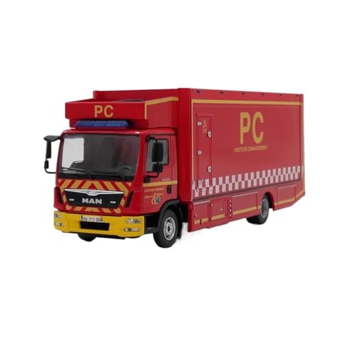 1/43 Autobausatz Aus Legierung, Modell Für Man TGL 12.250, Deutsches Feuerwehrauto, Druckguss-Spielzeug, Geschenksammlung Druckgussmodelle Motorfahrzeuge von DUEVEL