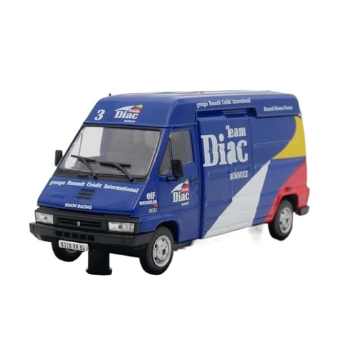 1/43 Autobausatz Aus Legierung, Modell Für Renault Master Team Diac Van Racing Team, Druckguss-Spielzeuggeschenk Druckgussmodelle Motorfahrzeuge 1/43 Autobausatz Aus Legierung, Modell Für Renault Master Team Diac Van Racing Team, Druckguss-Spielzeuggeschenk Druckgussmodelle Motorfahrzeuge von DUEVEL