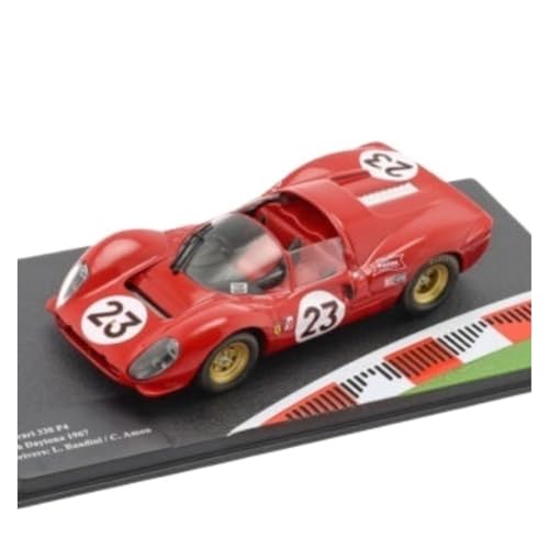 1/43 Für Ferrari 330 P4#23 Daytona 1967 Replika Legierung Rallye Auto Modell Sammler Spielzeug Druckgussmodelle Motorfahrzeuge von DUEVEL