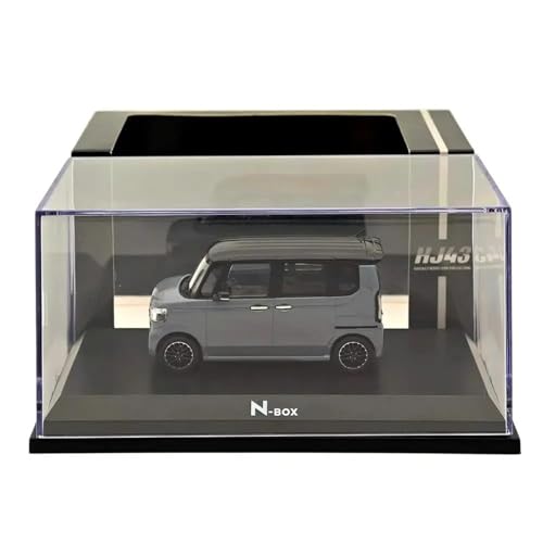 1/43 Für N-Box Custom Slate Grey HJ431006GP Diecast Modellauto Sammlung Auto Spielzeug Geschenk Druckgussmodelle Motorfahrzeuge von DUEVEL