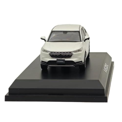 1/43 Für VEZEL Platinum White (P) HJ433002PW Diecast Model Car Collection Auto Spielzeug Geschenk Druckgussmodelle Motorfahrzeuge von DUEVEL