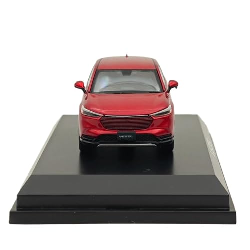 1/43 Für VEZEL Premium Crystal Red Metallic HJ431002RM Diecast Modellauto Miniatur Auto Spielzeug Geschenk Druckgussmodelle Motorfahrzeuge von DUEVEL