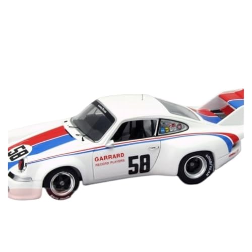 1/43 Harz-Rennwagenmodell Für Porsche Original 911 RSR #58 Daytona 1973 Brumos Sammlung Ornament Druckgussmodelle Motorfahrzeuge von DUEVEL